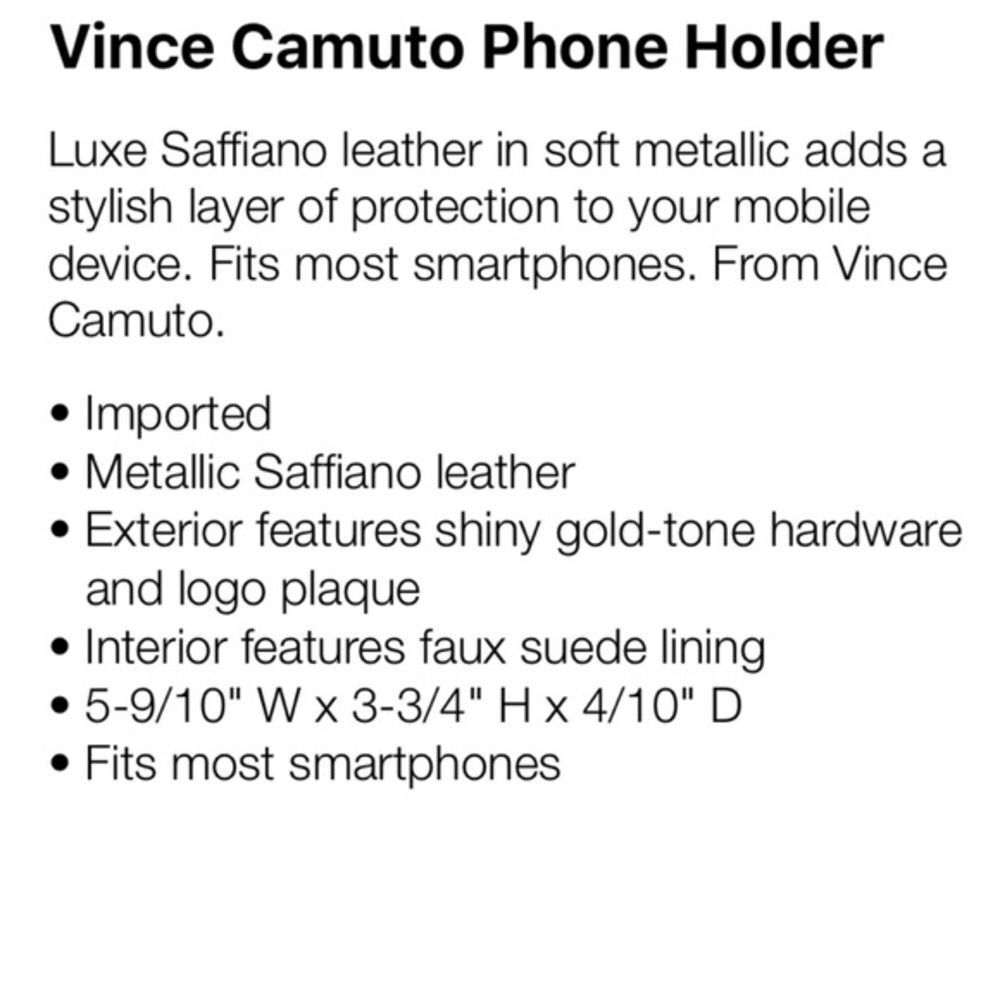 Vince Camuto Phone Holder / Case - Picture 4 of 4
